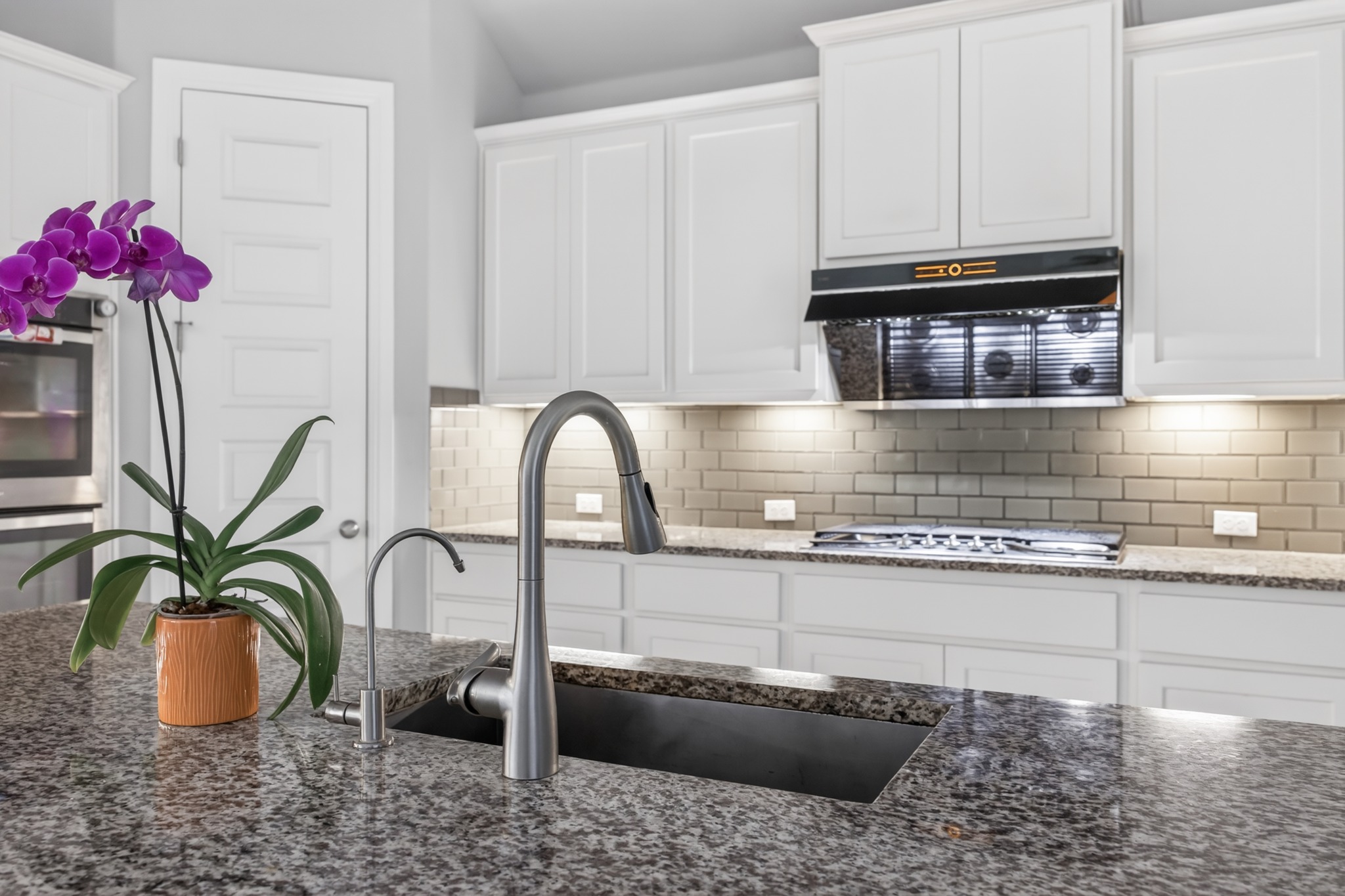 4105 Haight Street Round Rock, TX 78681 - Photo 13 of 40 Granite island countertop with undermount sink and gooseneck faucet