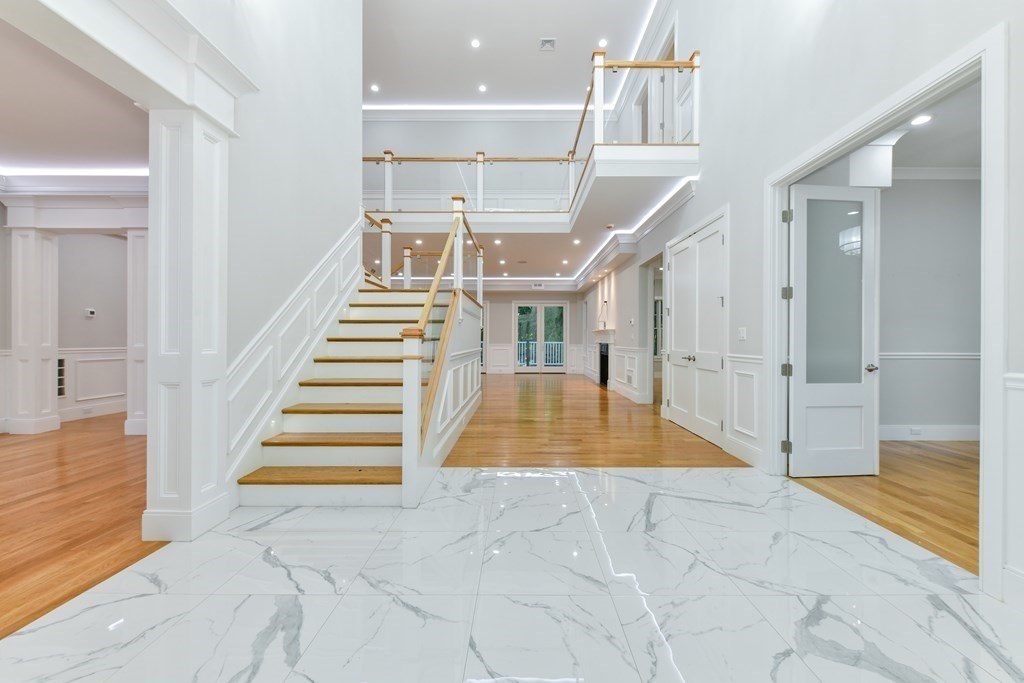 70 Helene Road Newton, MA 02468 - Photo 6 of 35 a view of entryway and hall with a front door