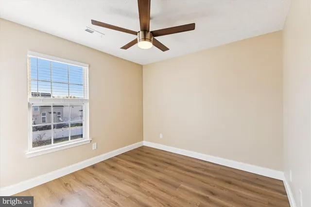 wooden floor in an empty room