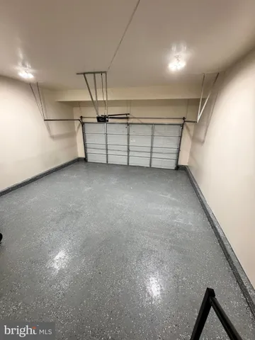 a view of a room with an empty space