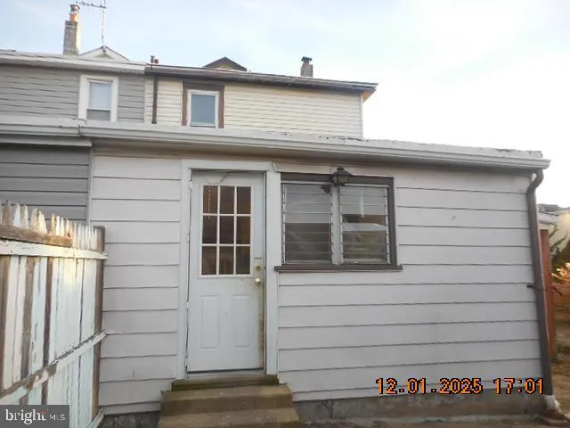 a view of front door