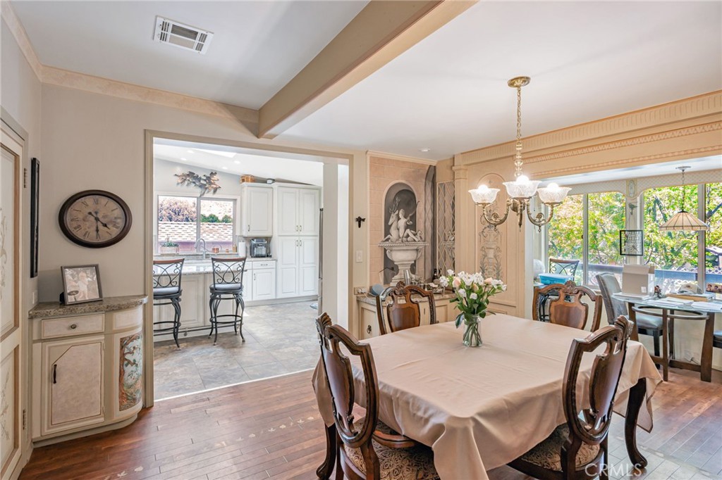 1126 Katherine Road Simi Valley, CA 93063 - Photo 17 of 66 a view of a dining room with furniture window and outside view