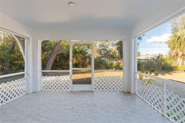 a view of a room and window
