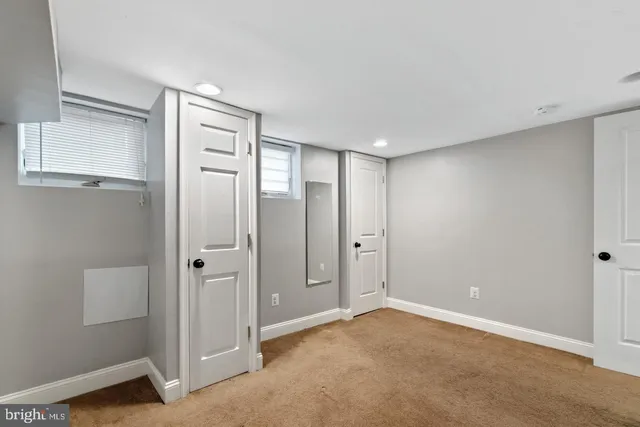 a view of an empty room