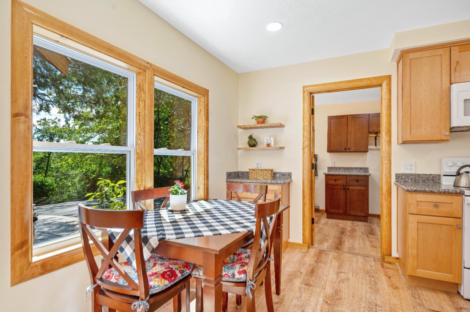3240 Lone Star Mine Road Placerville, CA 95667 - Photo 12 of 59 a view of a dining room with furniture window and outside view
