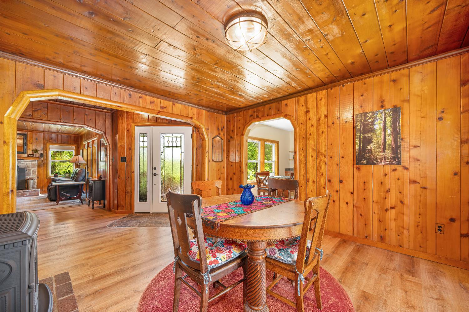 3240 Lone Star Mine Road Placerville, CA 95667 - Photo 13 of 59 a view of a dining room with furniture window and outside view
