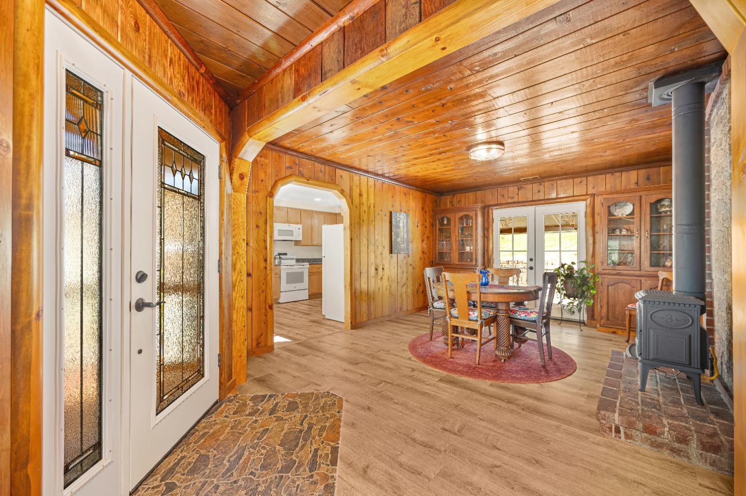 3240 Lone Star Mine Road Placerville, CA 95667 - Photo 15 of 59 a view of a dining room with furniture window and outside view