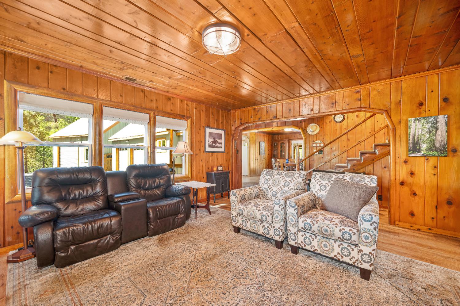 3240 Lone Star Mine Road Placerville, CA 95667 - Photo 19 of 59 a living room with furniture and a large window