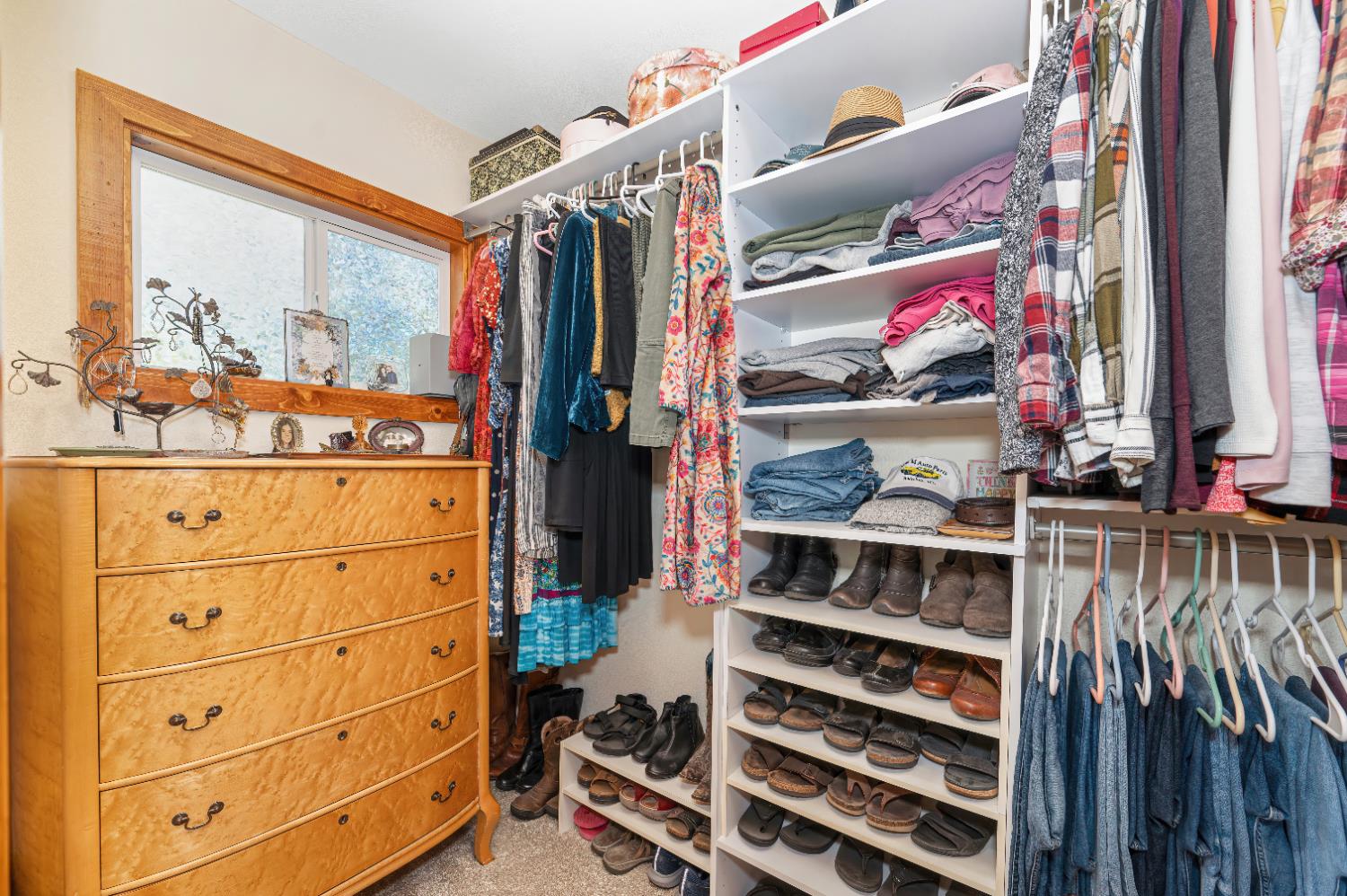 3240 Lone Star Mine Road Placerville, CA 95667 - Photo 36 of 59 a view of walk in closet with clothes and shoes