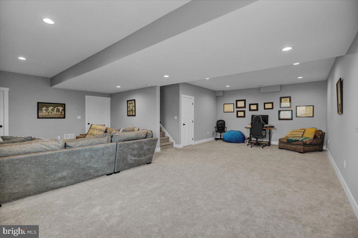 1057 Ryebrook Road Reading, PA 19608 - Photo 35 of 49 a living room with furniture and a couch