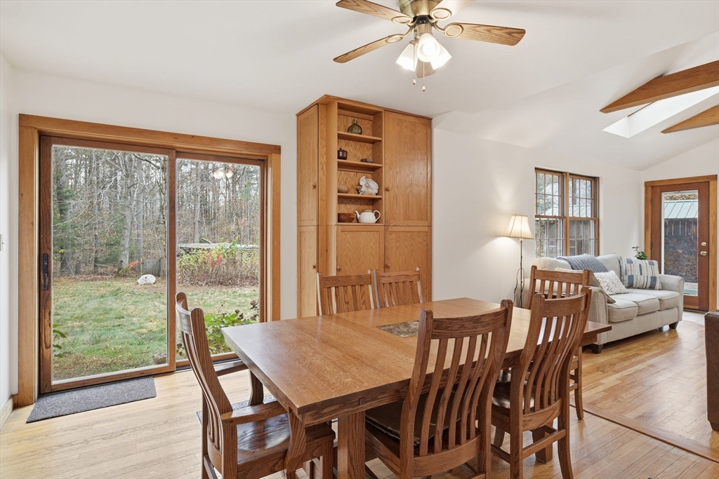 359 Montague Road Shutesbury, MA 01072 - Photo 8 of 38 a view of a dining room with furniture window and wooden floor