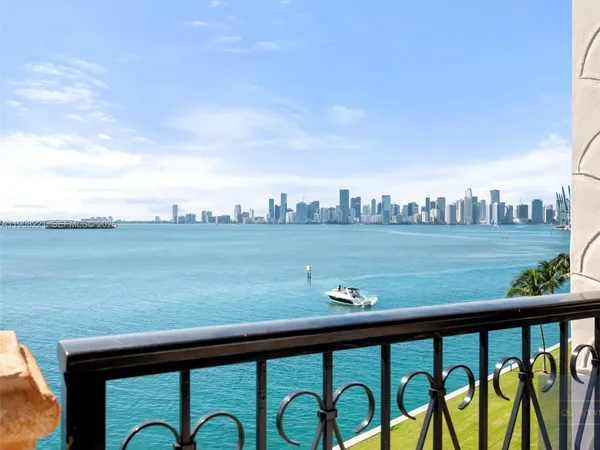 a view of lake and city
