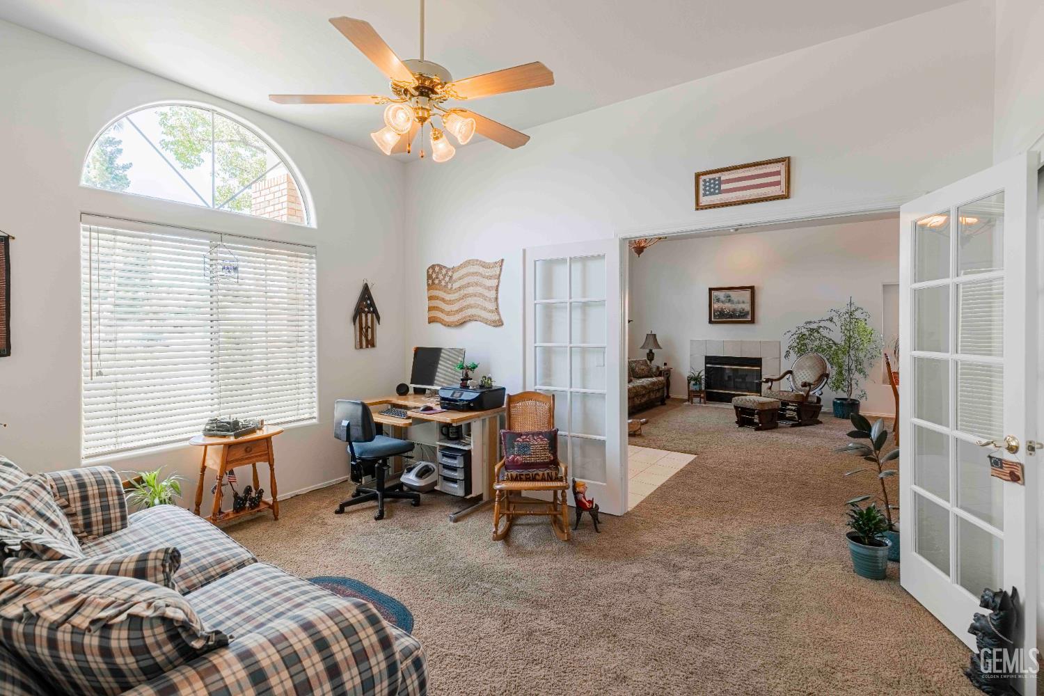 Undisclosed Address Bakersfield, CA 93312 - Photo 21 of 43 a bedroom with furniture and a large window