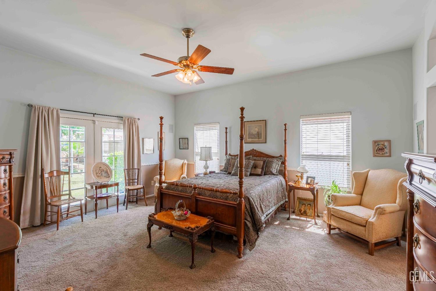 Undisclosed Address Bakersfield, CA 93312 - Photo 22 of 43 a bedroom with a bed and a couch