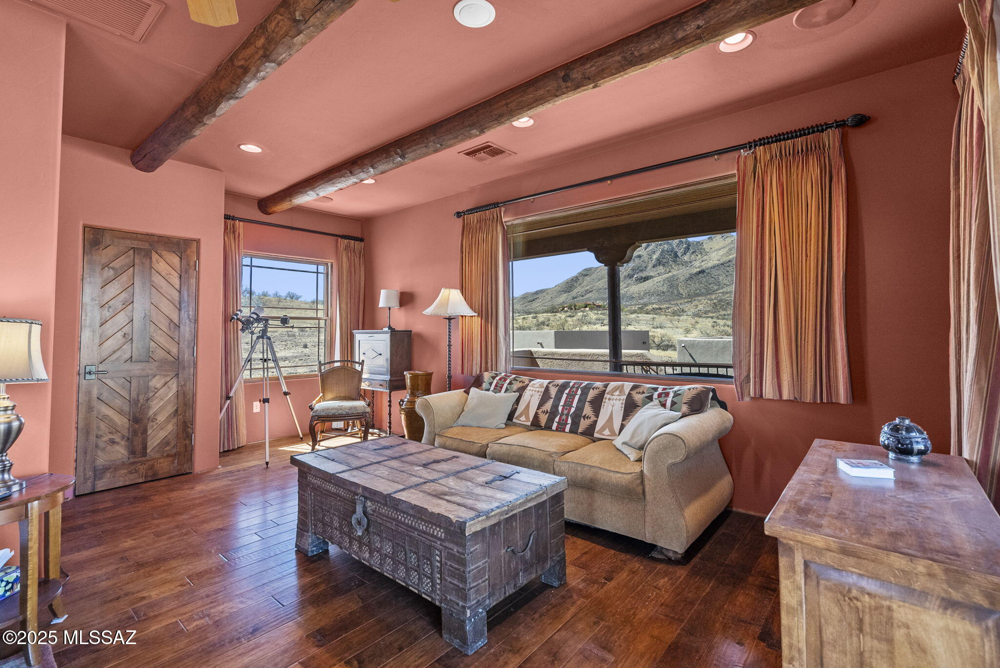 1265 Morning Star Drive Rio Rico, AZ 85648 - Photo 25 of 50 a living room with furniture and a large window