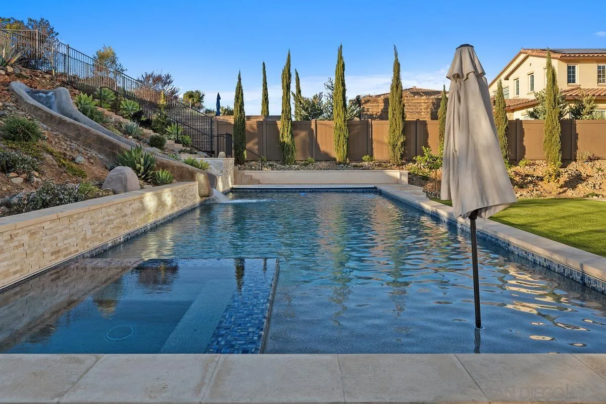7495 Paseo Cristal Carlsbad, CA 92009 - Photo 59 of 75 a view of a water fountain and floor to ceiling window
