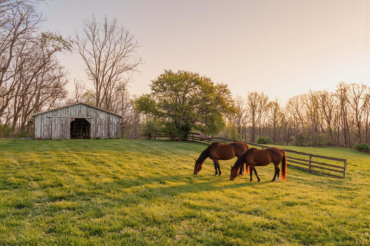 8050 Zimmerman Road St. Paris, OH 43072 - Photo 11 of 44 AI generated horses-real ones used to love it here!