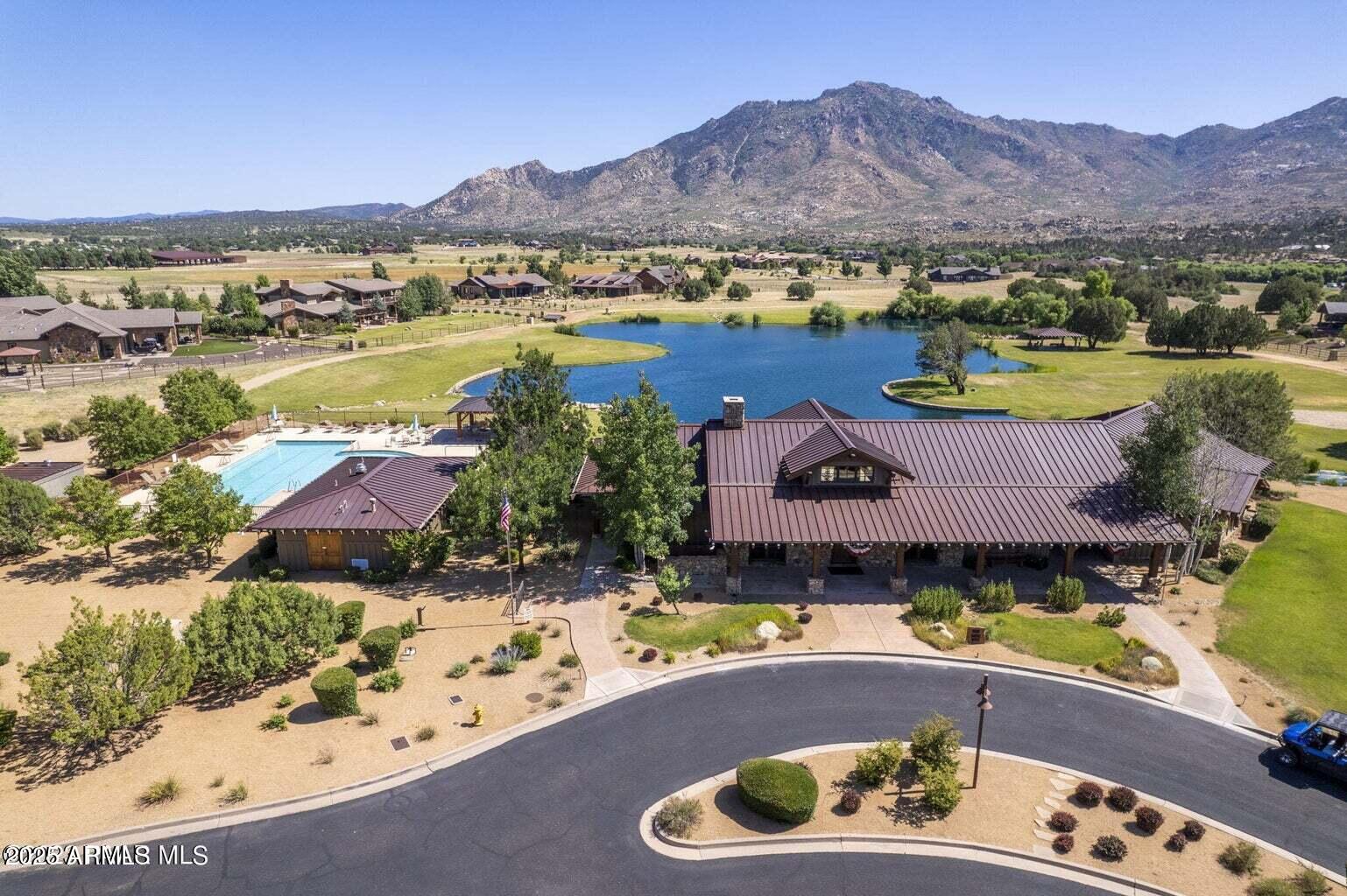 4755 Phantom Hill Road, Unit 163 Prescott, AZ 86305 - Photo 8 of 14 an aerial view of residential house and lake view