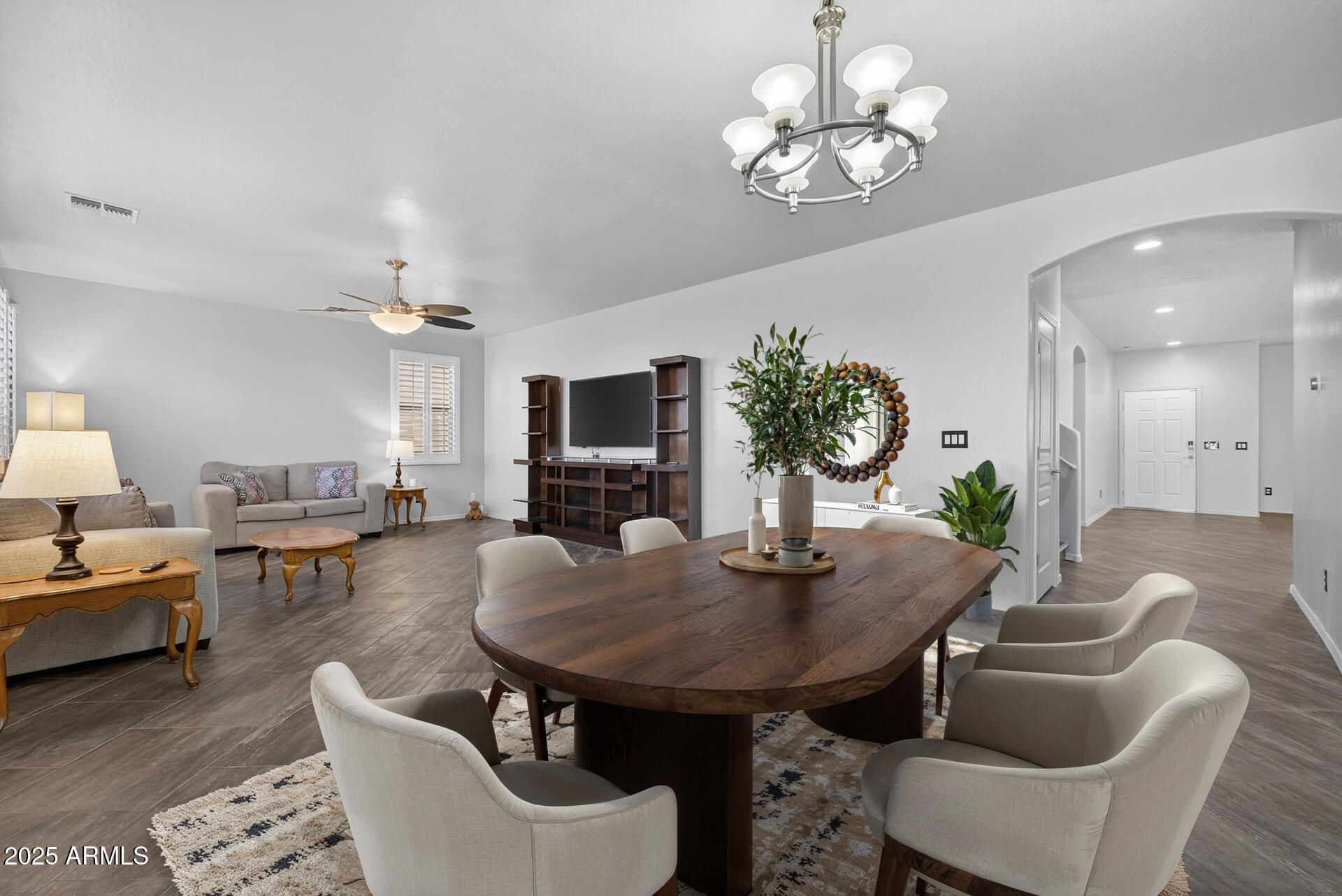 28305 North Desert Native Street San Tan Valley, AZ 85143 - Photo 26 of 81 a view of a dining room with furniture