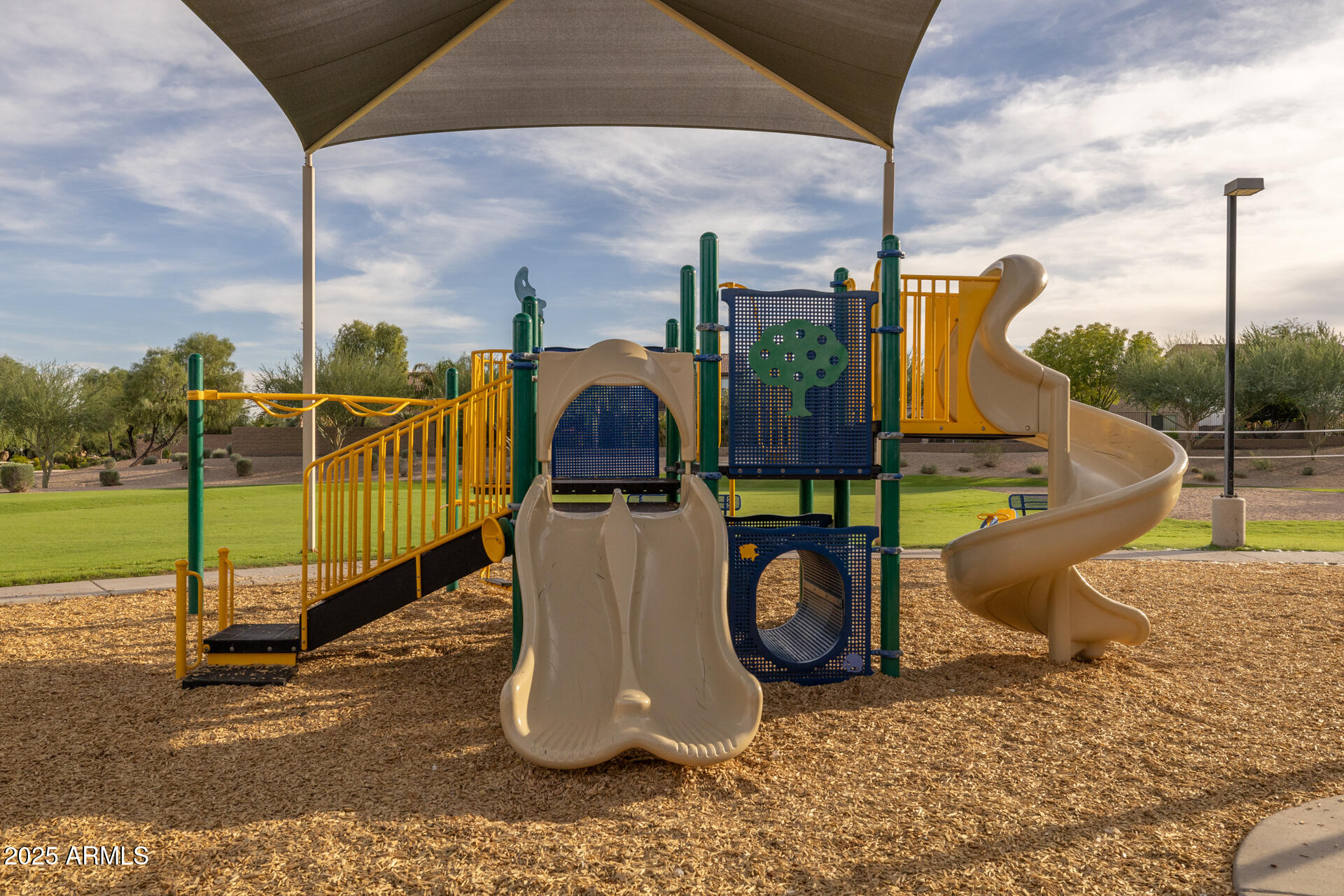 28305 North Desert Native Street San Tan Valley, AZ 85143 - Photo 77 of 81 a view of a park with iron fence