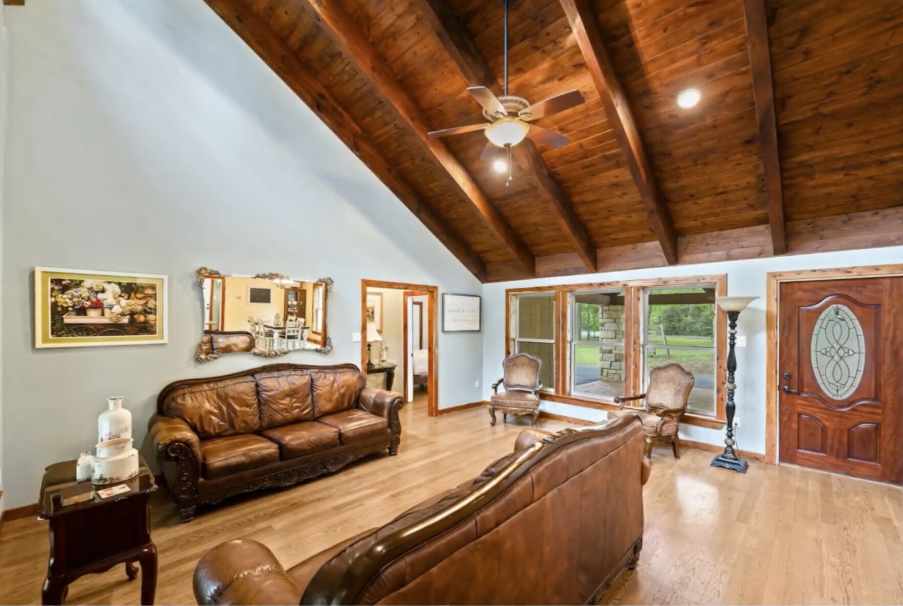 30338 Riley Road Waller, TX 77484 - Photo 15 of 46 a living room with furniture and a large window