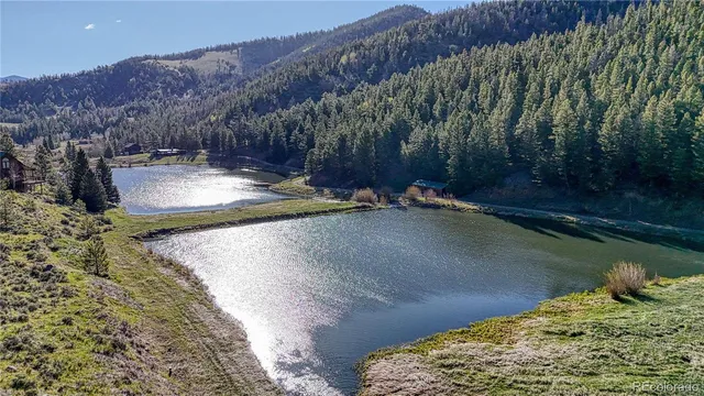a view of swimming pool with a yard