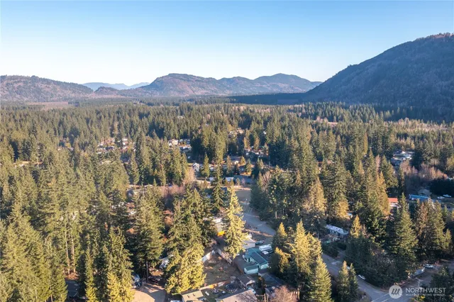 a view of mountain with outdoor space