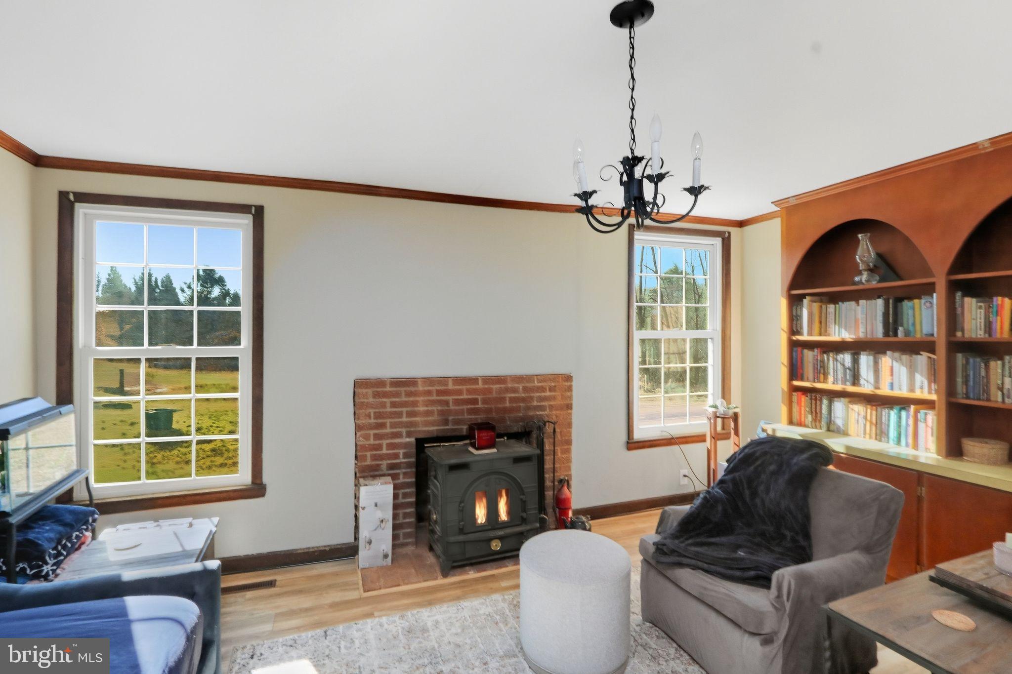 15284 Poplar Road Orange, VA 22960 - Photo 11 of 15 a living room with furniture and a fireplace