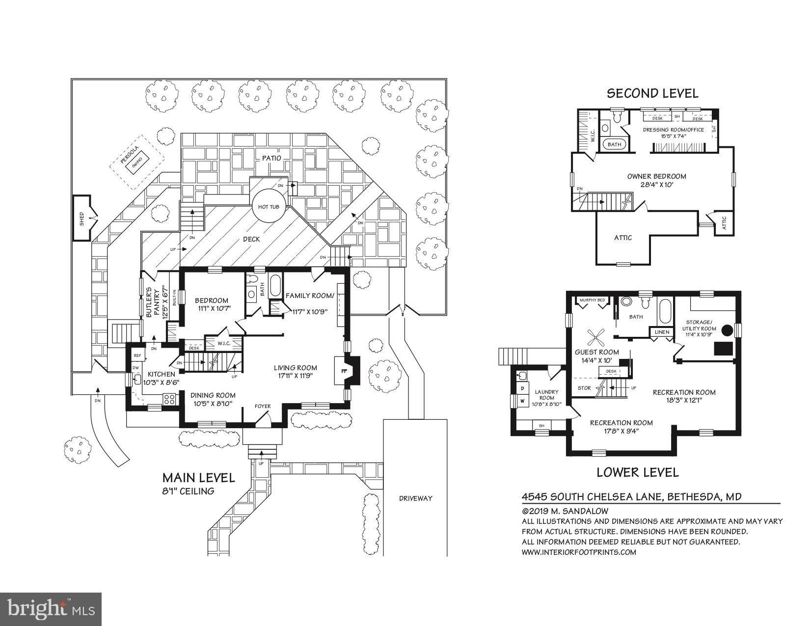 4545 South Chelsea Lane Bethesda, MD 20814 - Photo 32 of 32 Floor plan
