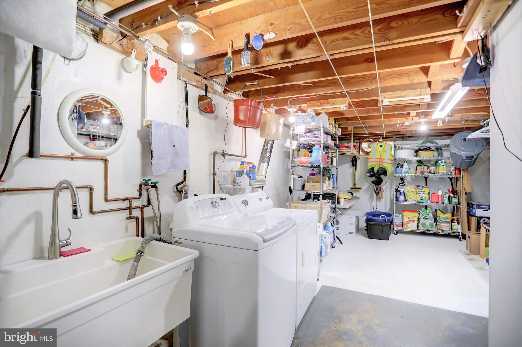 226 Northway Road Reisterstown, MD 21136 - Photo 47 of 47 laundry and storage area, very organized and clean