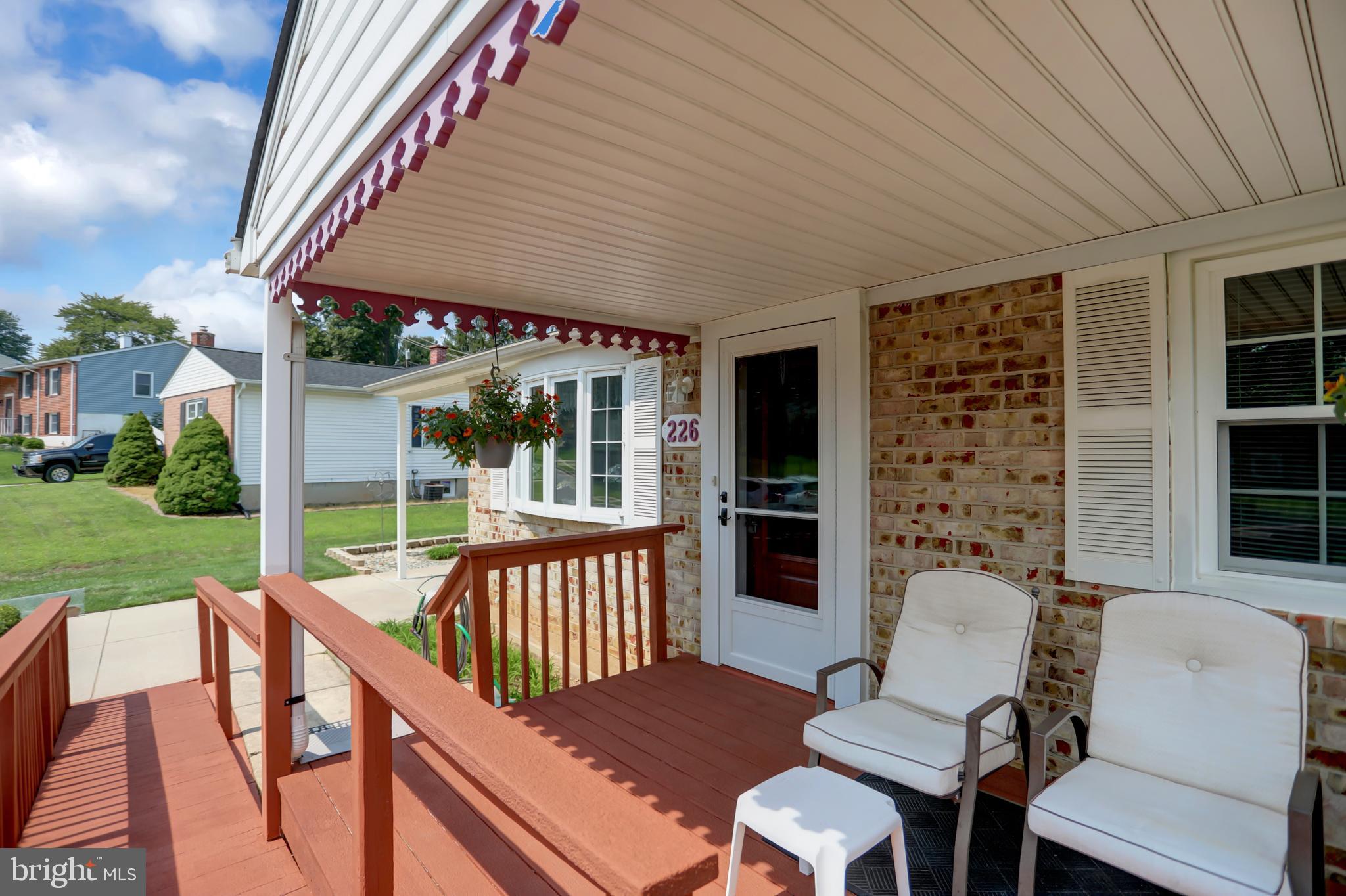 226 Northway Road Reisterstown, MD 21136 - Photo 6 of 47 large covered front porch