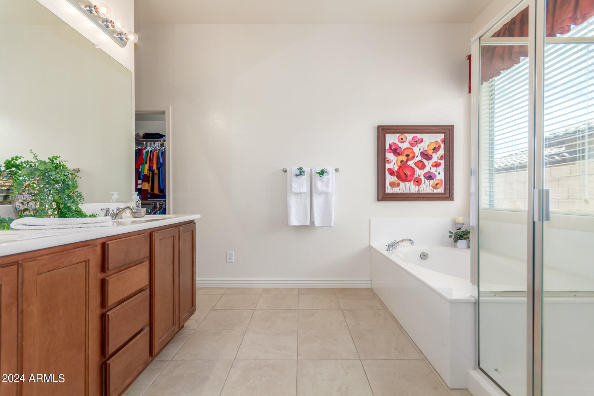 17858 West Verdin Road Goodyear, AZ 85338 - Photo 21 of 78 a bathroom with a bathtub and a sink