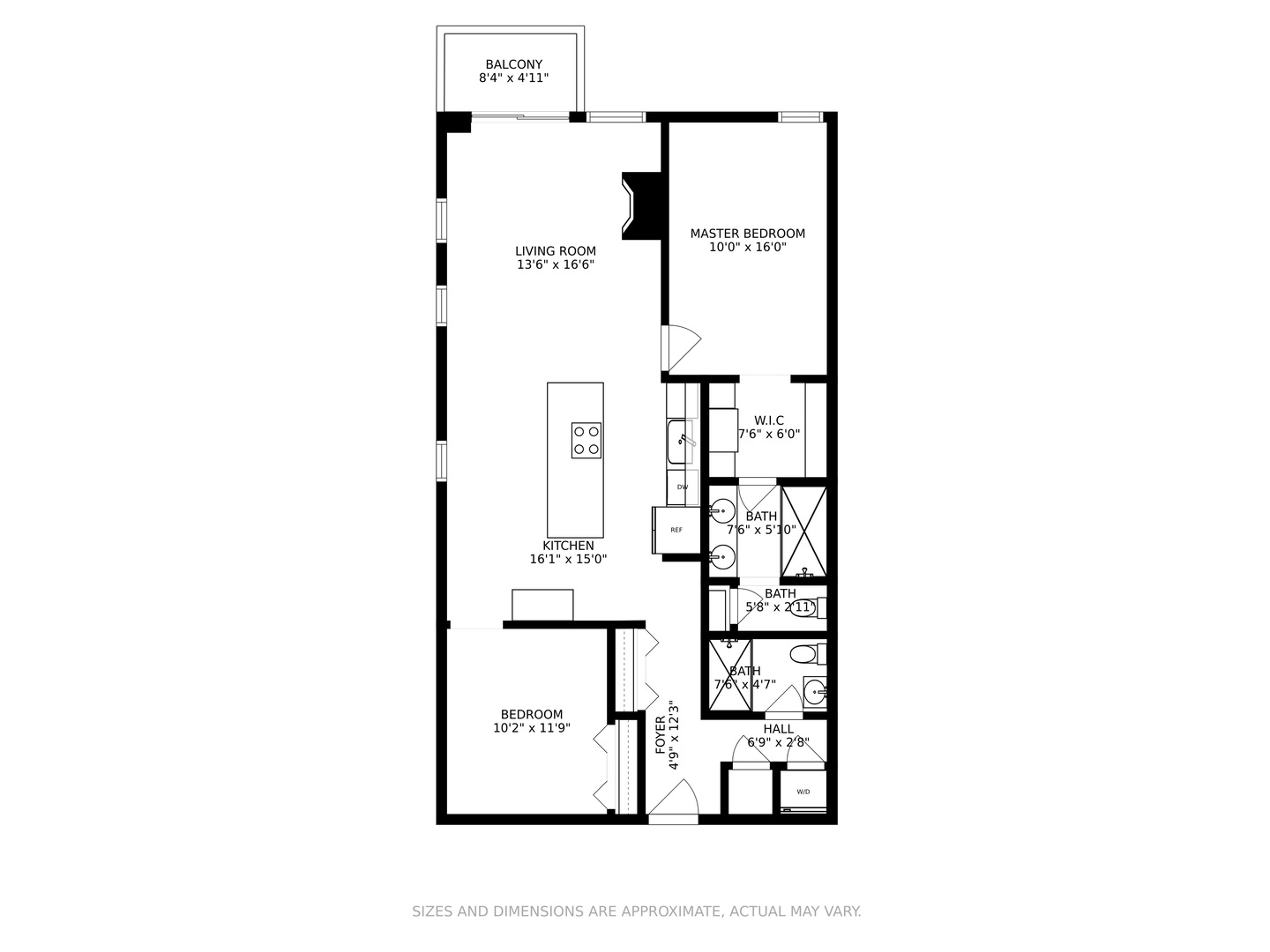 811 South Lytle Street, Unit 606 Chicago, IL 60607 - Photo 23 of 23 a picture of a floor plan