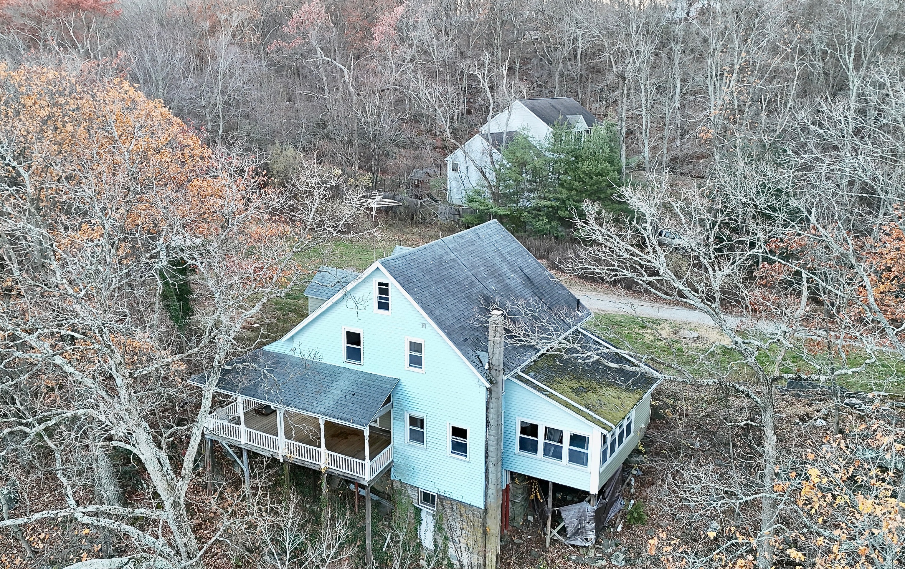 88 Rocky Rest Road Shelton, CT 06484 - Photo 19 of 21 a aerial view of a house with a yard