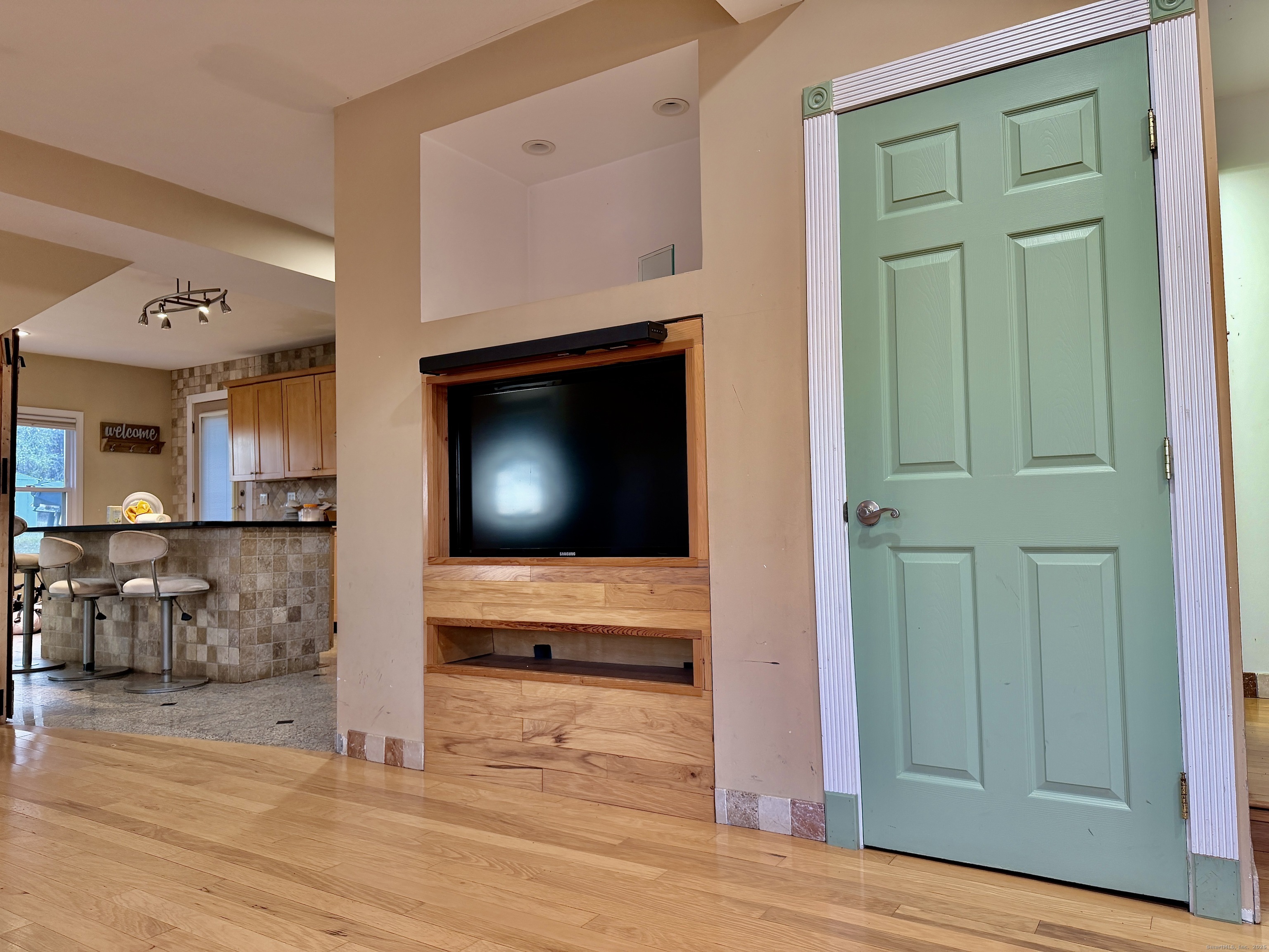 88 Rocky Rest Road Shelton, CT 06484 - Photo 6 of 21 a view of living room with furniture and flat screen tv