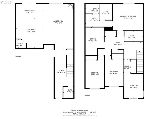 a picture of a floor plan