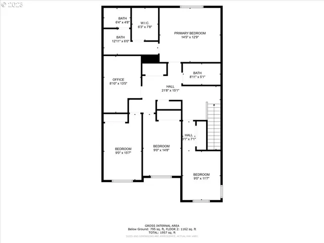 a picture of a floor plan