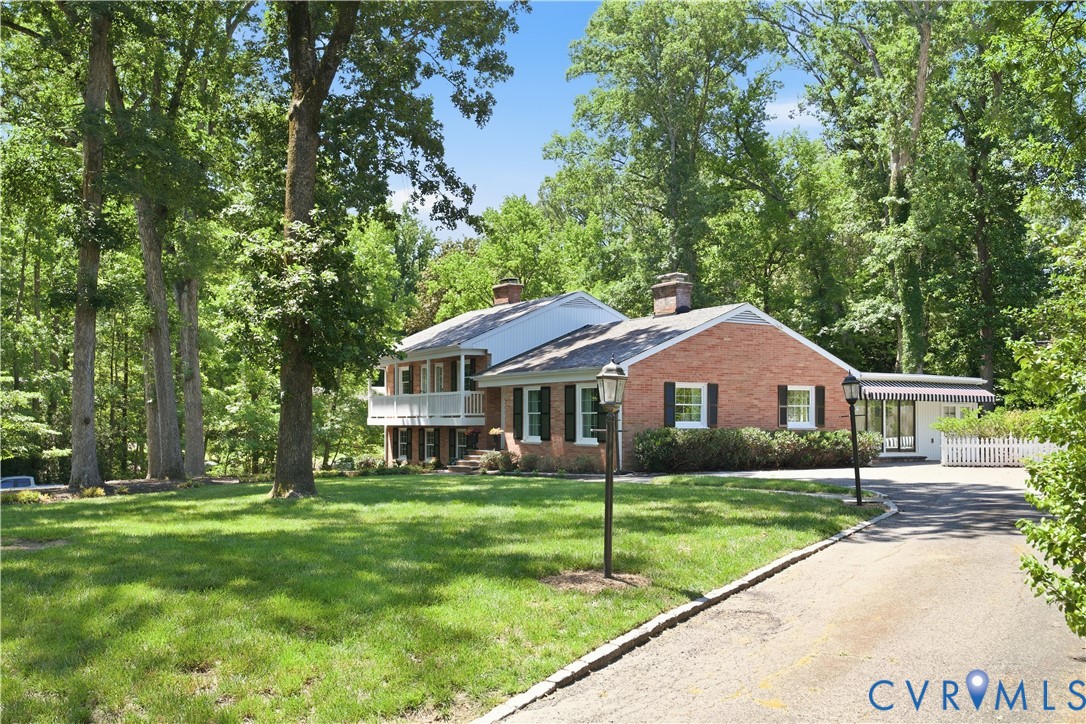 6405 Buckhill Road Richmond, VA 23225 - Photo 66 of 71 Brick exterior residence featuring a covered front