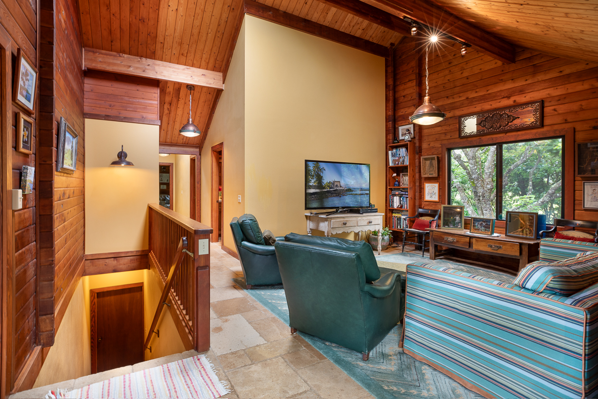 64-5097 White Road, Unit A Kamuela, HI 96743 - Photo 6 of 29 a living room with furniture and a flat screen tv