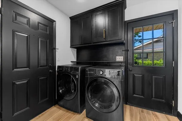 a view of washer and dryer