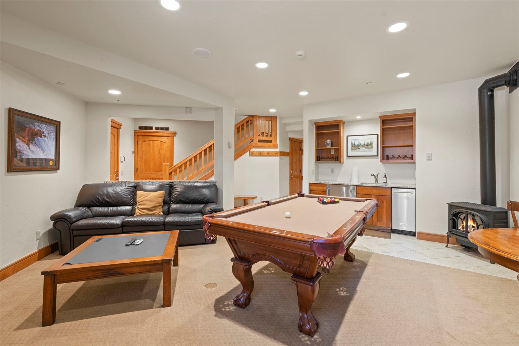 317 Timbertrail Road Breckenridge, CO 80424 - Photo 31 of 50 a room with furniture pool table and window