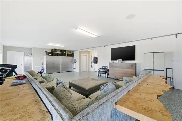 an aerial view of a houses with outdoor space