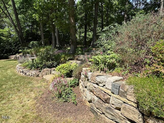 606 Chalice Street Durham, NC 27705 - Photo 29 of 41 a view of a forest with trees
