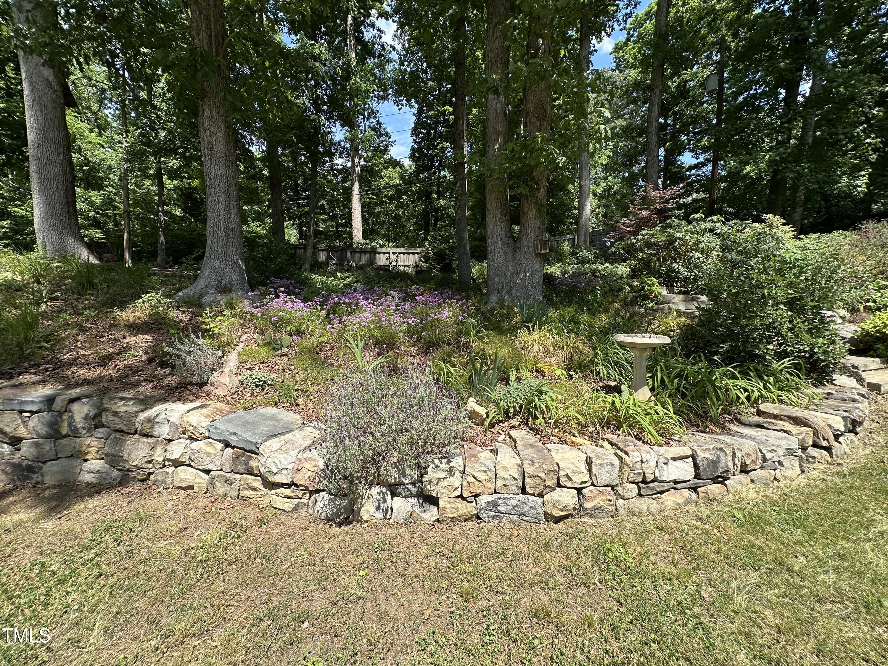 606 Chalice Street Durham, NC 27705 - Photo 30 of 41 a view of a garden with plants