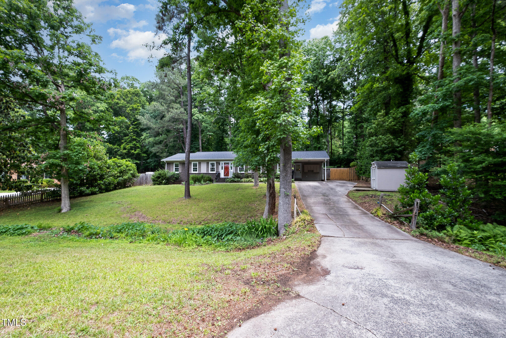 606 Chalice Street Durham, NC 27705 - Photo 40 of 41 a view of a back yard