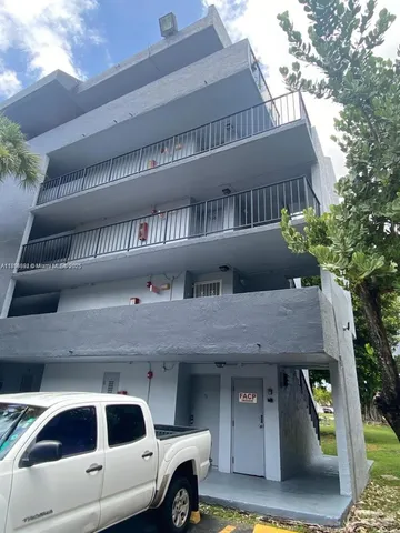 a front view of a house with a space