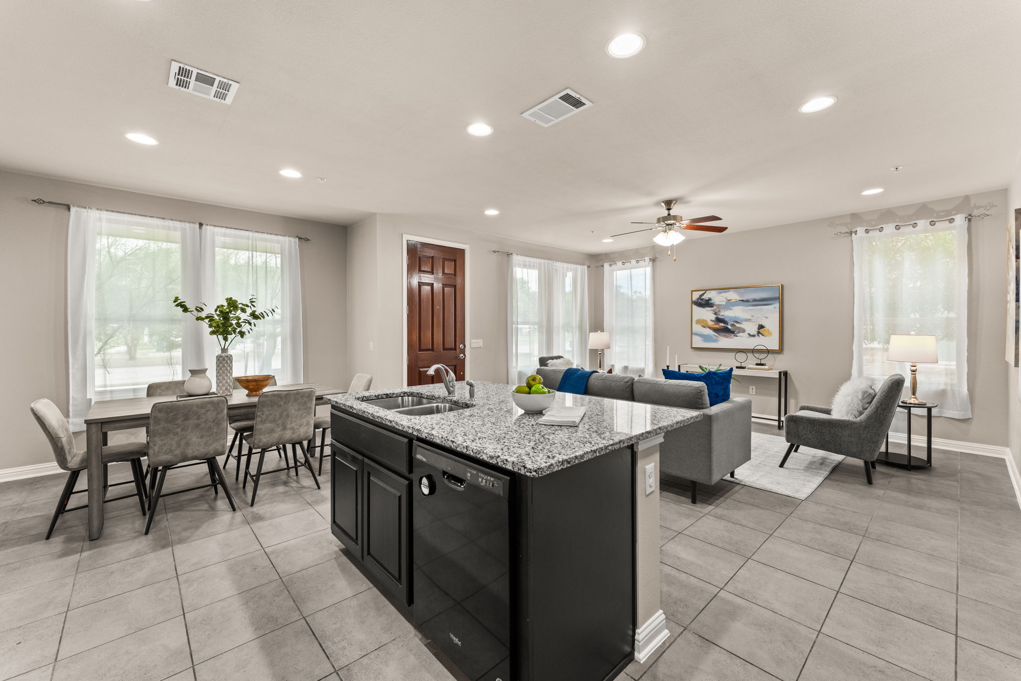 6814 East Riverside Drive, Unit 21 Austin, TX 78741 - Photo 35 of 35 a kitchen with lots of counter top space