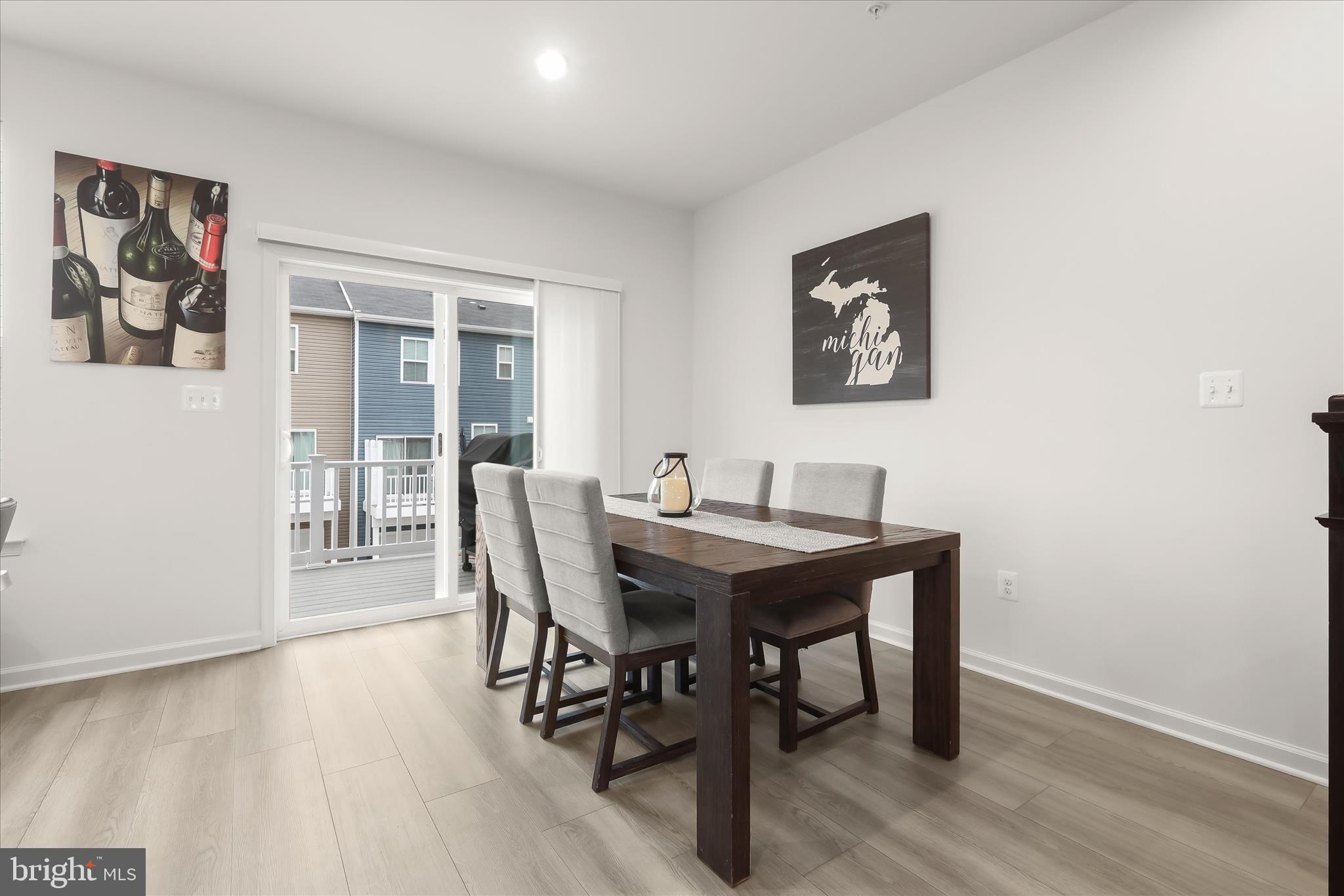 1624 Aster Lane Hanover, MD 21076 - Photo 23 of 47 Dining Area to Rear Balcony