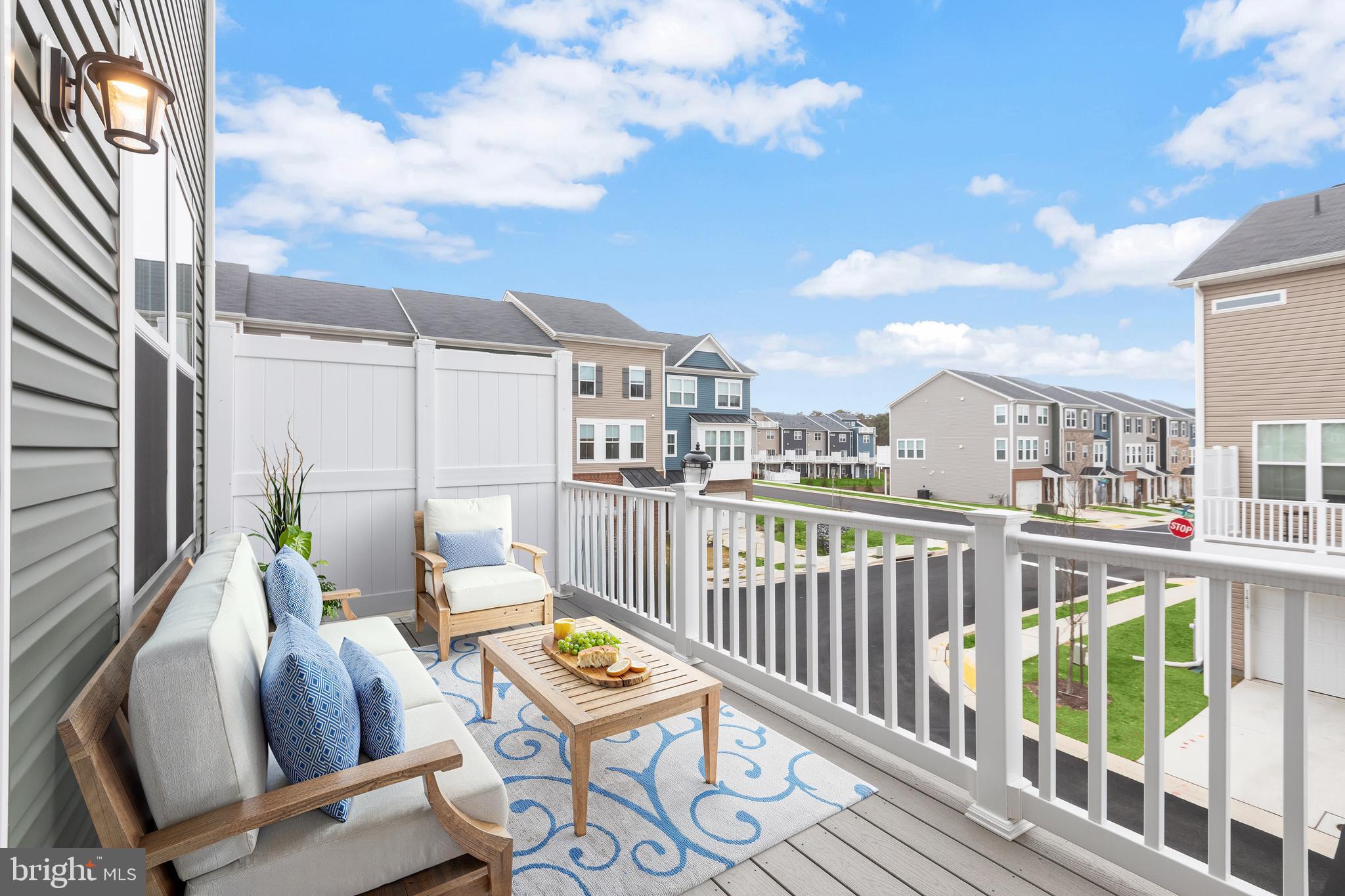 1624 Aster Lane Hanover, MD 21076 - Photo 24 of 47 Rear Balcony View
