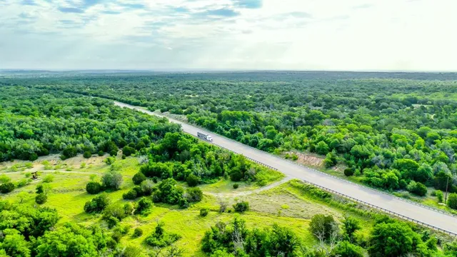 a view of an outdoor space and ocean view